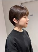 大人可愛いマッシュショートボブ◎30代40代50代60代