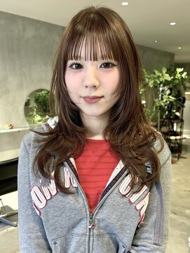 ハウ 心斎橋(how) 小顔似合わせカットベージュ透明感艶感カラーくびれレイヤー