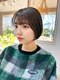 アミュー(amiu)の写真/髪質も変化する【似合わせカット+カラー+髪質改善ケア¥16500→¥10980】乾かすだけで扱いやすいスタイルを！