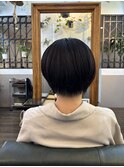 前下がりショートボブ