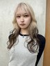 ハイブリーチ(ブリーチ2回)+デザインカラー+髪質改善トリートメント￥24200