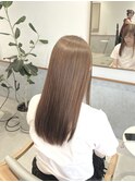 ベージュ【鈴鹿/ブリーチなし/髪質改善/レイヤー】