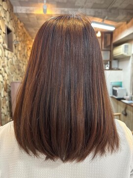 レオンカラー 天神大名店(LEON COLOR) ブラウン/髪質改善カラー/20代/天神大名