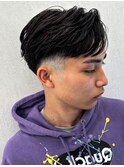 MEN’S HAIR/波巻ツイストスパイラル/フェザーパーマ/京都駅