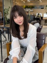 コート 表参道(Cote)&nbsp;美髪レイヤーカット／顔まわりレイヤー／ロングレイヤ 一/前髪