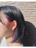 ロマンヤカタ ファース(ROMAN YAKATA fars)&nbsp;パープルインナーカラー　上窪　2/17