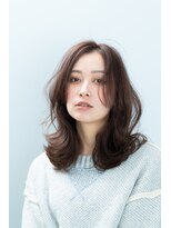 シェノン 赤羽店(CHAINON)&nbsp;ココアグレージュイルミナアースカラーボリュームくびれセミディ