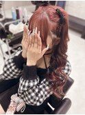 編み上げハーフツイン/心斎橋ヘアセット