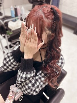 ヘア サロン クラン 東心斎橋店(hair salon clan) 編み上げハーフツイン/心斎橋ヘアセット