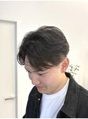 フェザーパーマ/リバースセンターパート/藤沢美容院
