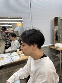 シャドウパーマ/メンズ縮毛矯正/毛流れセンターパート