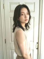 アロマ ヘアー ルーム 新宿3号店(AROMA hair room)&nbsp;デジタルパーマ/ウェーブ/前髪なし/レイヤーカット/黒髪/新宿