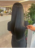 桑名ロングレイヤーカットハッシュカット透明感カラー重めロング