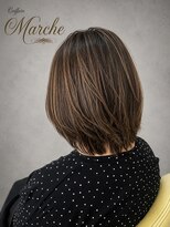 美容室 マルシェ 【岡谷市イルフプラザ1F/美容室マルシェ】_白髪ぼかし×レイヤー