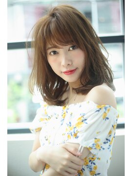 マリアバイアフロート(Maria by AFLOAT) 【重山】30,40代くびれセミディ無造作カール3Dカラーボブディ