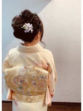 エージー ヘアー フジガオカ(A.G hair FUZIGAOKA) 訪問着☆和テイストなゆるふわアップ☆