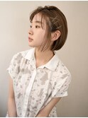 ショートボブ/ピンアレンジ/