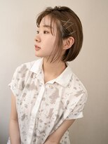 ジェム(GEM) ショートボブ/ピンアレンジ/