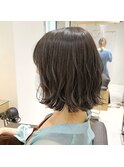 ボブ×バイオレットベージュ