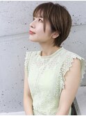 天神【BIRTH】耳かけマッシュショート×キャラメルベージュ