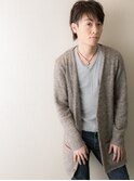 ≪mod's men≫1分スタイリング！ダークアッシュくせ毛ショートK
