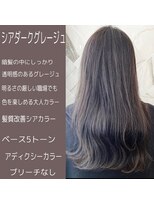 ジーナ 銀座(Zina)&nbsp;髪質改善＊テラコッタ＊20代30代40代＊くすみブルー【Zina銀座】