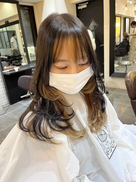 サロンドミルク 溝の口店(salon de MiLK) 20代30代40代/レイヤーカット/インナーカラー［溝の口］