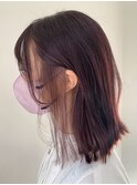 ぶつ切りロブインナーありカシスピンク
