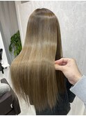 【Lana】ミルキーベージュ　艶髪　髪質改善
