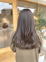 モカヘアー(mocha hair) ロングヘア/ナチュラルベージュ/透明感カラー