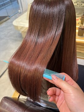 ブレンドバイハピネス(Blend by happiness) 赤髪ヘアー/髪質改善トリートメント/顔まわり