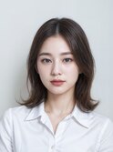お手入れ簡単☆外ハネミディー