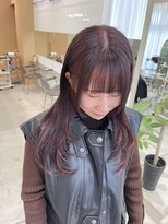 ユーリ(JUURI)&nbsp;ブリーチなしレッドカラー♪