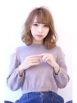 オーロ 西宮店(ORO) ハイトーンベージュ　ふんわりミディアム