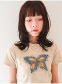 レイヤーカット/ウルフカット/外はね/20代/30代/40代