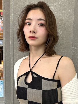 ロンド 表参道店(Lond) ボブ 切りっぱなしボブ