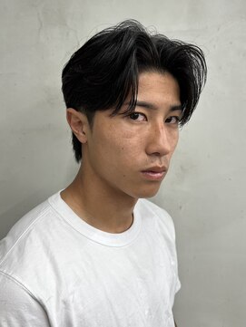 ニコ トウキョウ 渋谷(nico TOKYO) メンズカット/センターパート/ニュアンスパーマ/アップバング