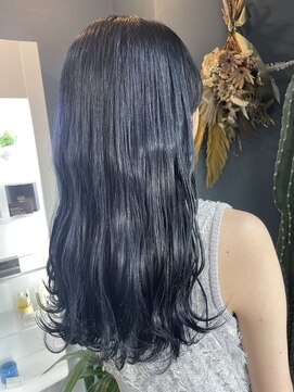 ユニコヘア(unico hair) ネイビー×ブラック