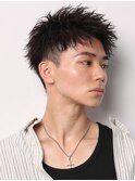 ツーブロックショート