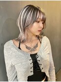 どの角度からでも可愛い【くびれウルフ×アンブレラカラー】！