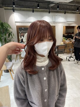 アドア 横浜(ADORE) 【ADORE】ピンクベージュ×ブリーチ