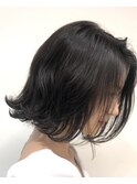 外ハネロブ/シースルーバング/くびれヘア/韓国/顔周り/梅田/大阪