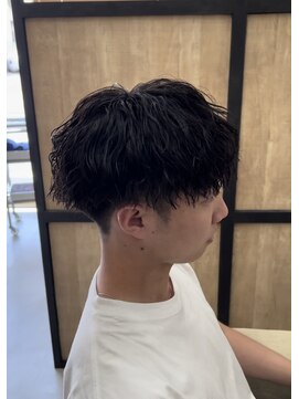 メンズギフト(men's GIFT) 刈り上げツーブロックツイストスパイラルパーマメンズマッシュ