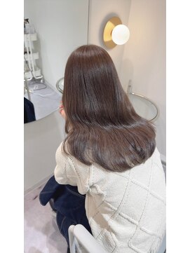 レリーアンテ 大阪梅田(Rely ante) ラベンダーベージュ、艶髪、ロング