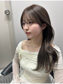 【木串楽人】マロンベージュ/くすみベージュ/韓国風巻き