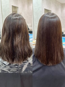 シンズ 銀座(sins) ブリーチをしてからうねるようになった髪、sinsにお任せ！[30代]