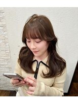 ボアップ 松山店(boappu) #暗髪#ロングヘア#ヘアカラー#カット#巻き髪