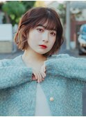 ボブイヤリングカラー/20代/30代/40代/50代/南町/倉敷