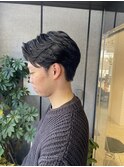 【men's】センターパートニュアンスパーマ
