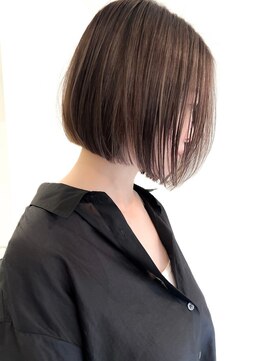 ゴカン バイ ジル ブラン 名古屋(Gokan by JIL BLAN) ハイライトバレイヤージュダブルカラーショートカット30代40代